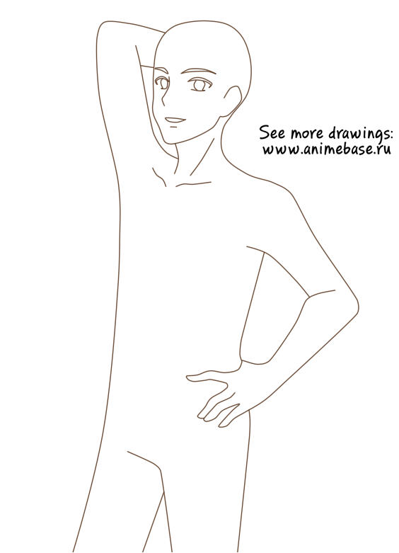 Anime Body Base  Drawing Reference Poses