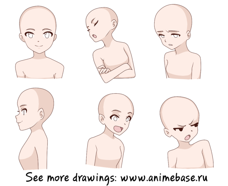 150+ Anime Girl Poses Reference - Female Anime Bases for Drawing