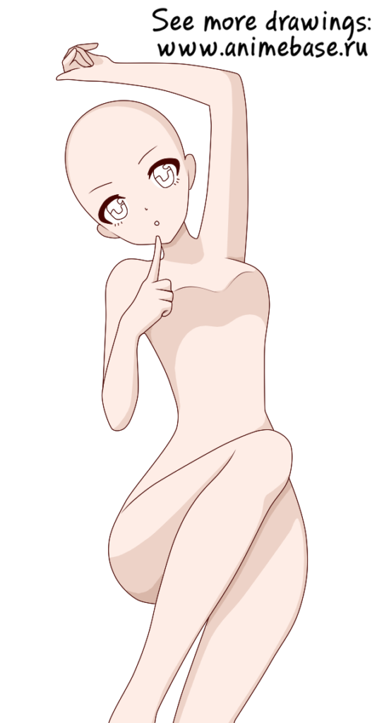 Cute pose for drawing - Anime Bases .INFO  Anime poses reference, Anime  drawings tutorials, Anime base