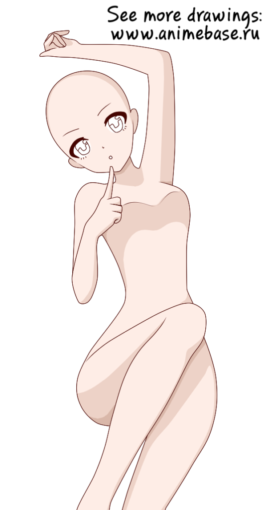 Just girls bases - Anime Base .RU  Anime base, Drawing tutorial, Anime  poses