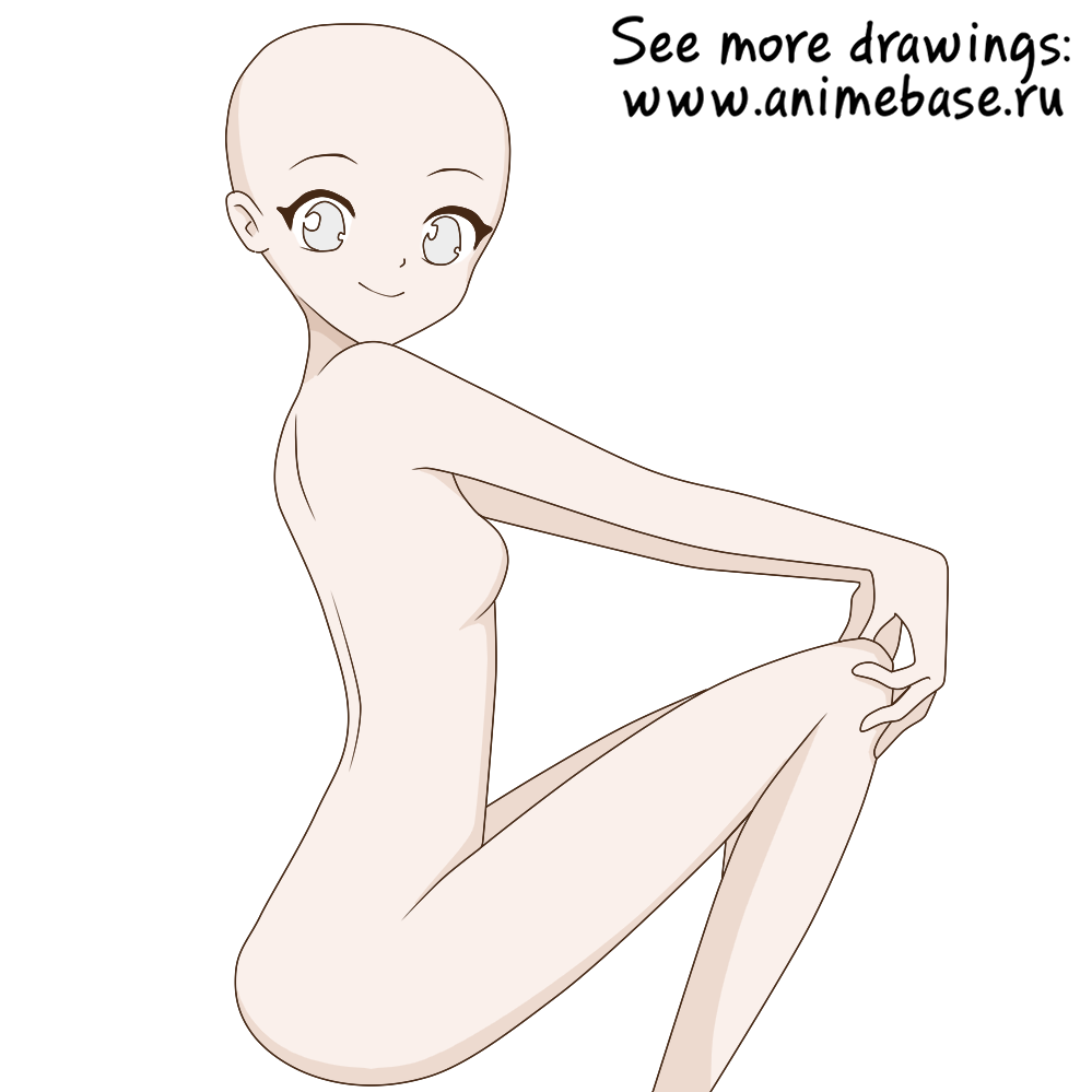 Just girls bases - Anime Base .RU  Anime base, Drawing tutorial, Anime  poses