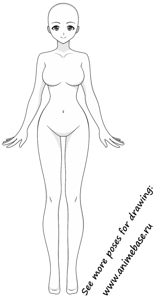 How to Draw a Manga Girl Full Body (Side View) || Step-by-Step Pictures –  How 2 Draw Manga