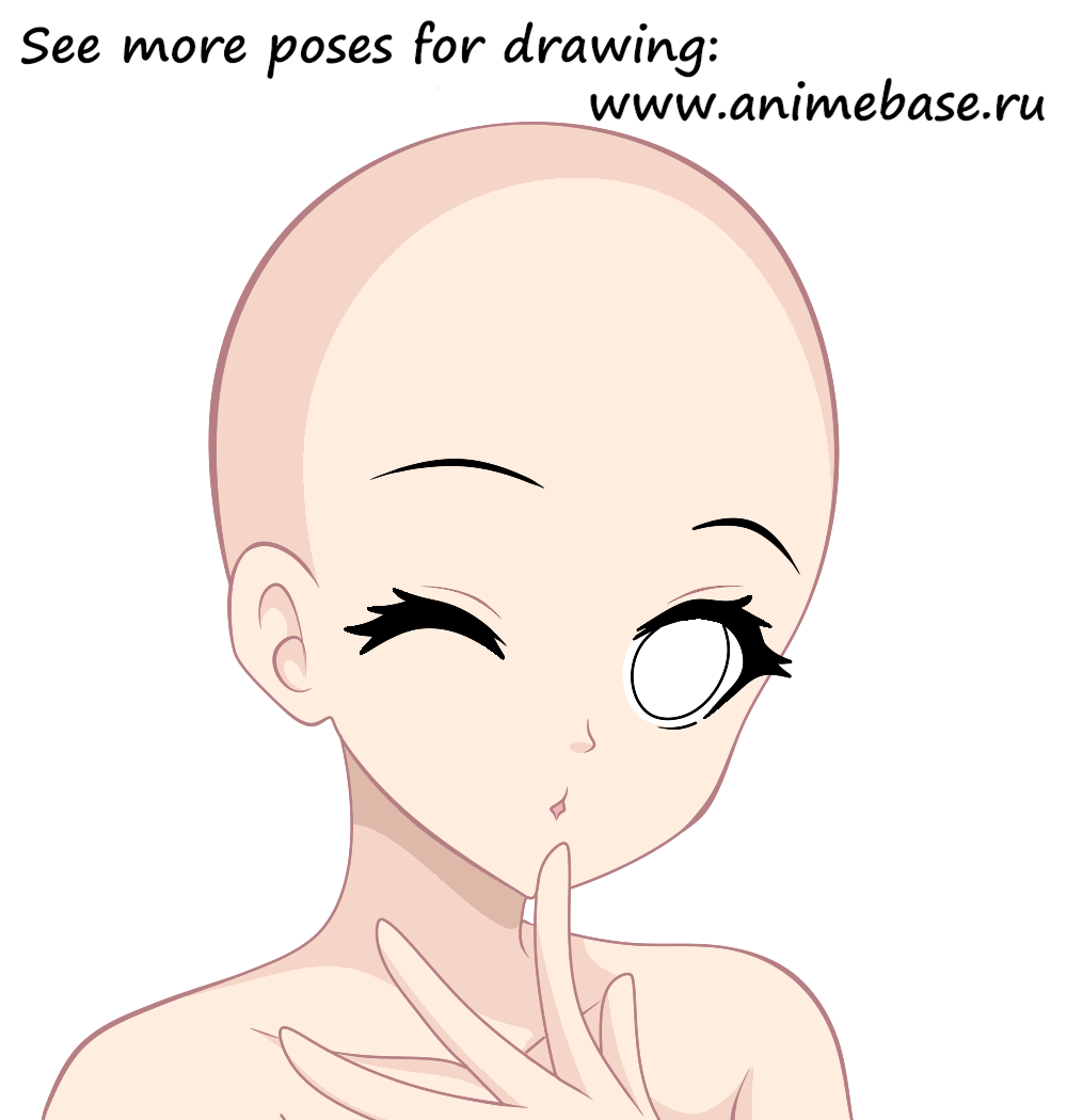 Anime face kiss base - Anime Bases .INFO