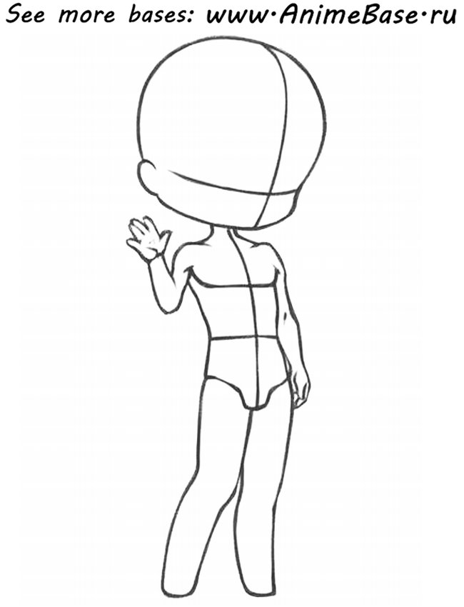 reference anime manga base  Anime poses reference, Drawing anime bodies,  Drawing base