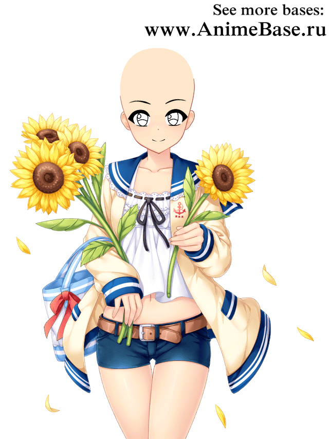 anime base sunflowers