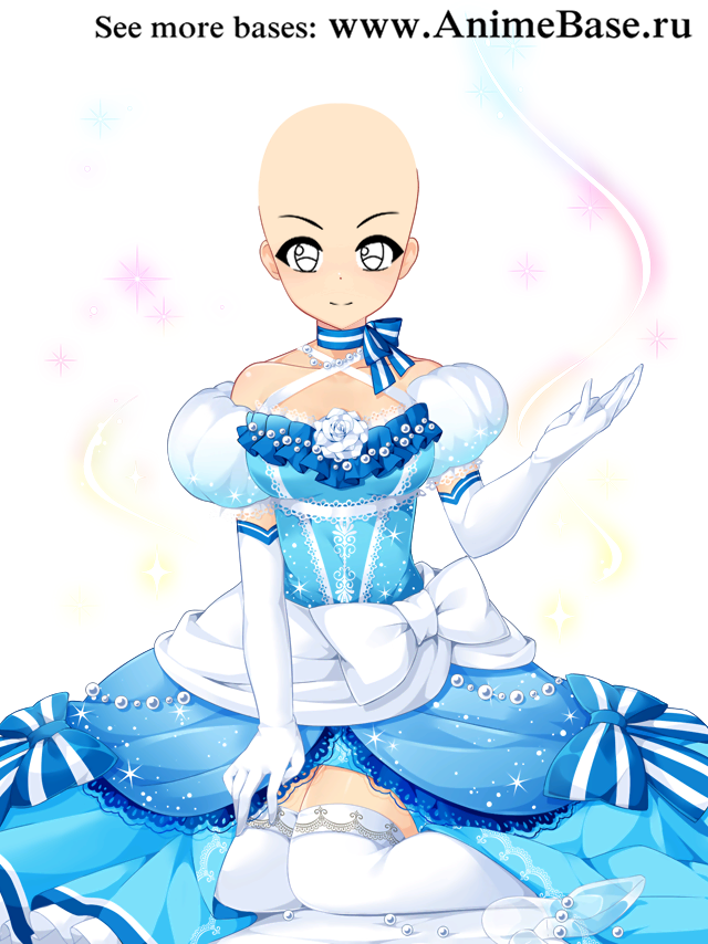 anime base Cinderella dress
