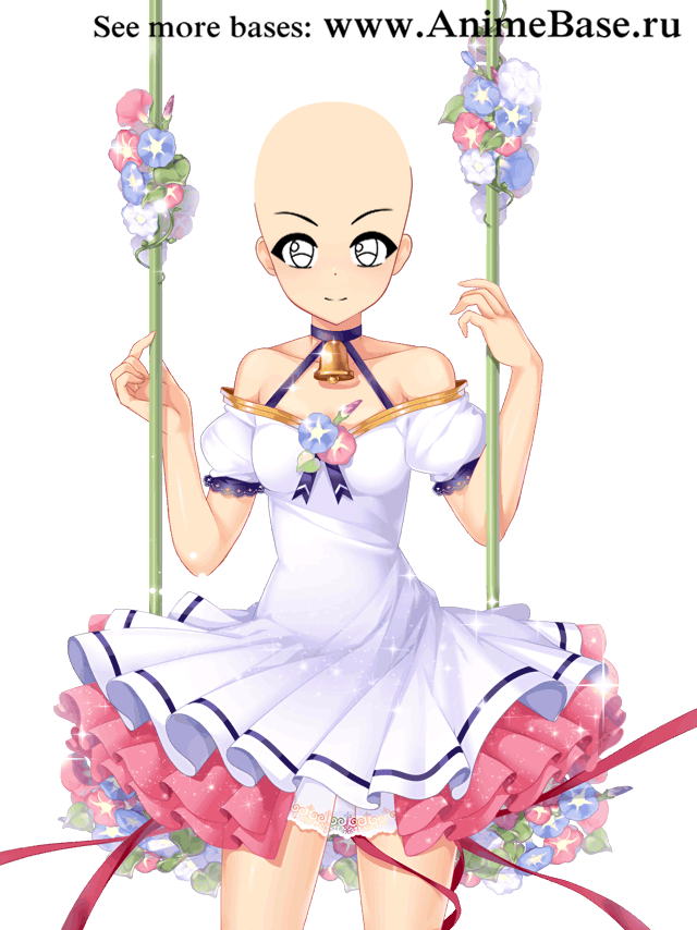anime base flower swing