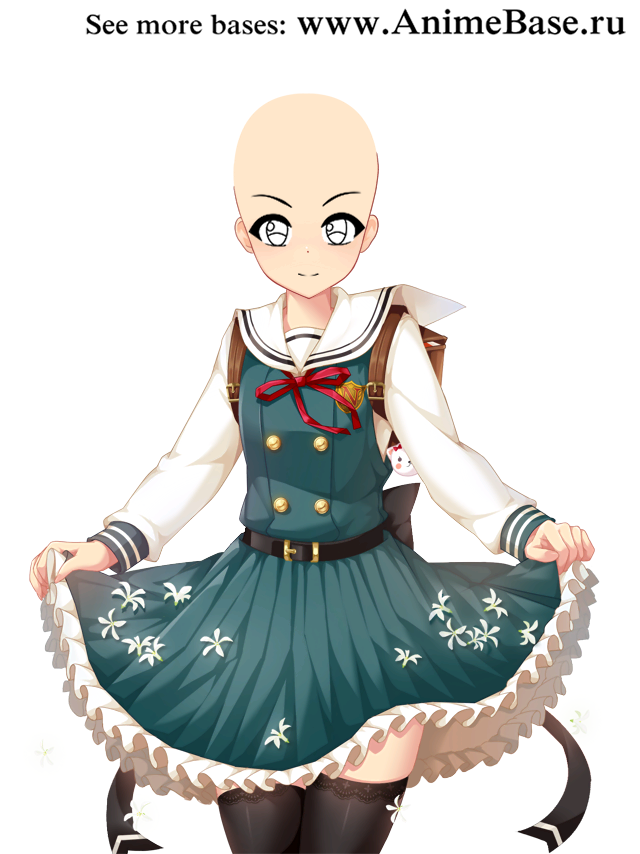 anime base lolita school uniform