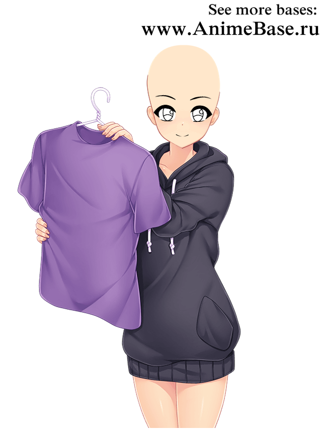 anime base t-shirt and hoodie