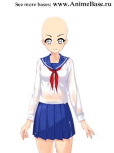 аниме референс школьная форма