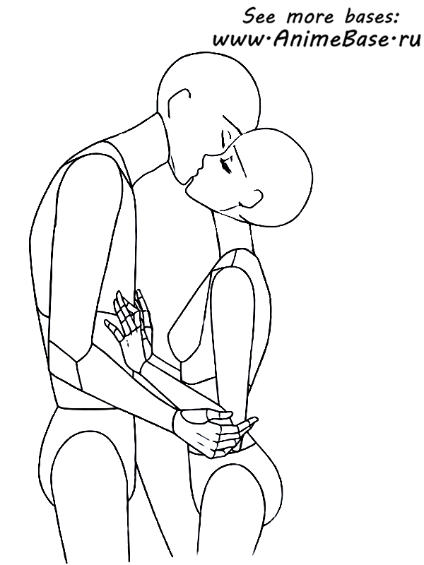 reference couple is kissing pose - Anime Bases .INFO