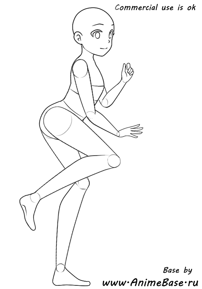 Just girls bases - Anime Base .RU  Anime base, Drawing tutorial, Anime  poses