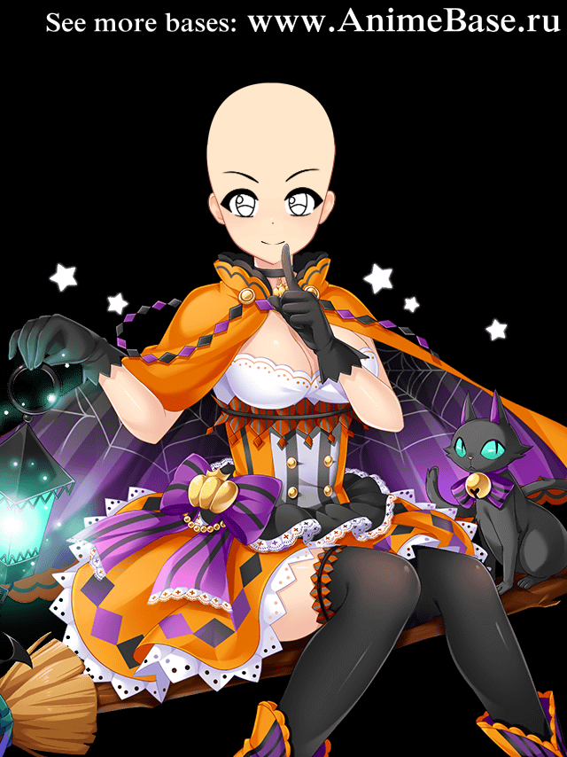 Anime base halloween witch - Anime Bases .INFO